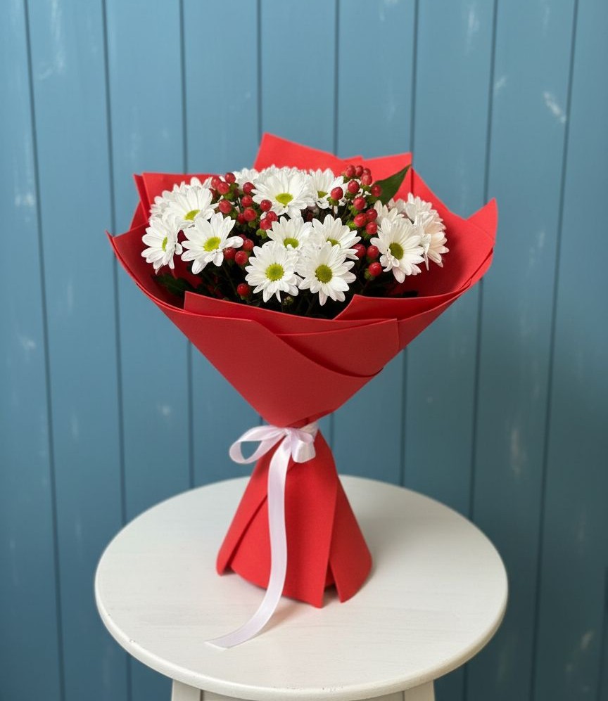 Букет цветов из: Хризантемы в Лабинске