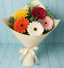 Букет цветов из:  Герберы в Лабинске