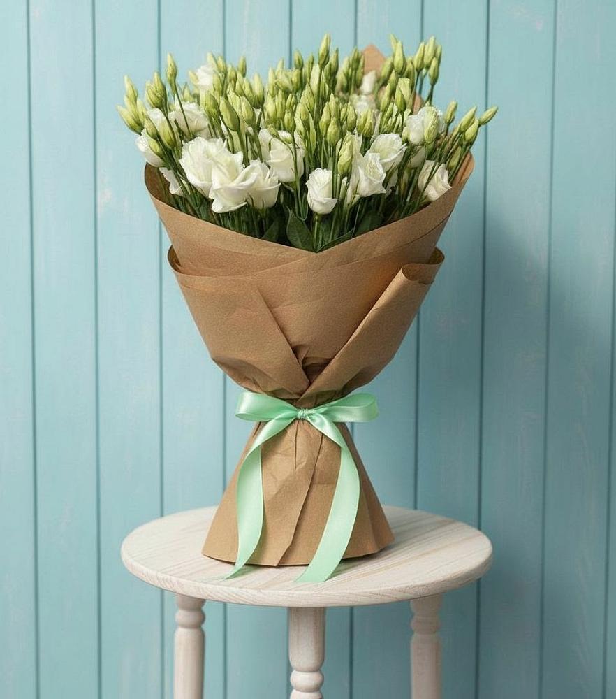 Букет цветов из: Лизиантусы в Лабинске