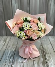Букет цветов из:  Гвоздики, Розы и Хризантемы #REPLACE_PRED# Лабинске