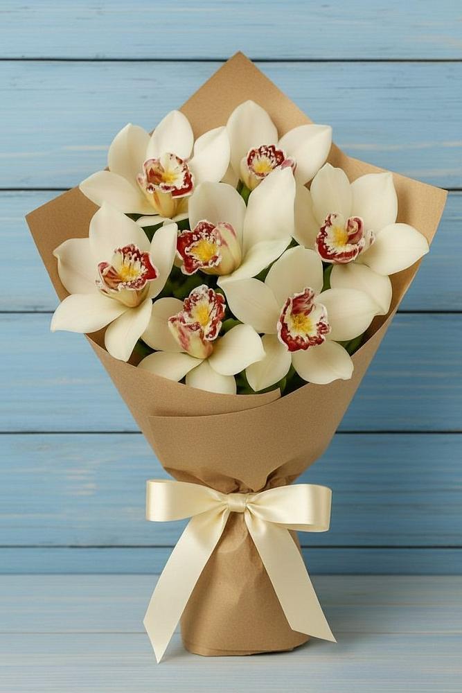 Букет цветов из: Орхидеи и Розы в Лабинске